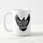 Mug Emotional Support Vulture Neurodivergence Humor (Gauche)
