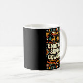 Mug Emotional Suprt Coworker Funny Ugly Christmas Swea (Devant droit)