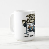 Mug Emotionally Weak Physically Strong (Devant gauche)