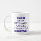 Mug Émotionnellement disponible (Gauche)