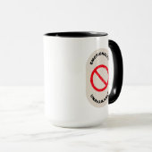 Mug "Émotionnellement indisponible" (Devant droit)
