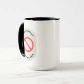 Mug "Émotionnellement indisponible" (Devant gauche)