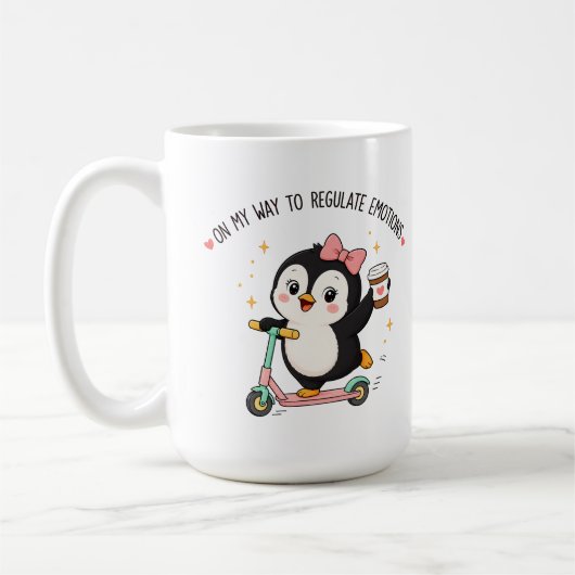 Mug Émotions, Idiot, Cadeau de Conseiller (Gauche)