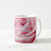 Mug Empath Strength Positive Citation Encouragement (Devant droit)