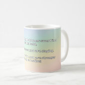 Mug Empath Warrior Citation positive Encouragement (Devant droit)