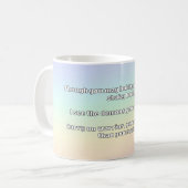 Mug Empath Warrior Citation positive Encouragement (Devant gauche)