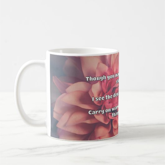 Mug Empath Warrior Citation positive Encouragement (Gauche)