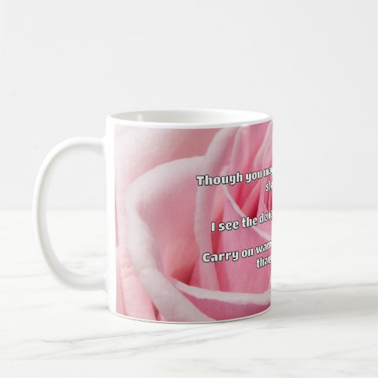 Mug Empath Warrior Citation positive Encouragement (Gauche)