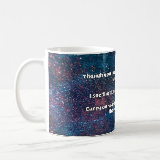 Mug Empath Warrior Citation positive Encouragement (Gauche)