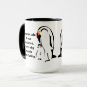 Mug Empereur Penguin Père et Fils Mère disparue (Devant gauche)