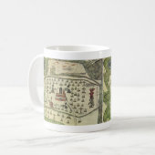 Mug Empire aztèque de Montezuma, carte du monde antiqu (Devant gauche)