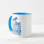 Mug Emplacement amusant Citation de l'enregistrement s (Devant gauche)