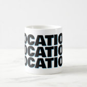 Mug Emplacement emplacement emplacement drôle immobili (Centre)