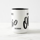 Mug Emplacement personnalisé & nom Ohio (Centre)