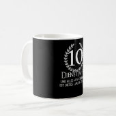 Mug Employé 10 ans Entreprise Anniversaire Entreprise (Devant gauche)