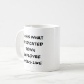 Mug employé de la ville, dévoué (Devant gauche)