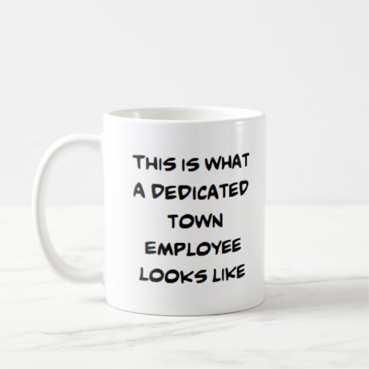 Mug employé de la ville, dévoué (Gauche)