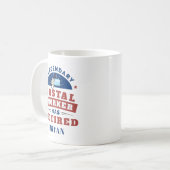 Mug Employé de poste retraité Mailman Gardien de retra (Devant gauche)