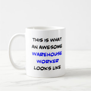Mug employé d'entrepôt, génial