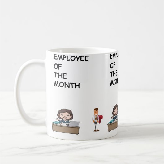 Mug Employé du mois (Gauche)