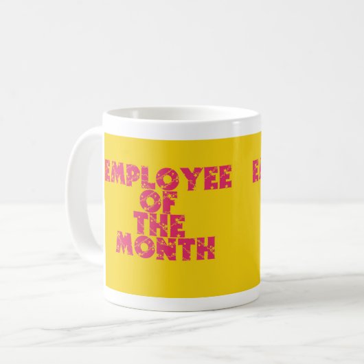 Mug Employé du mois 001 (Devant gauche)