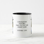 Mug EMPLOYÉ DU MOIS Photo Appréciation du collaborateu (Centre)