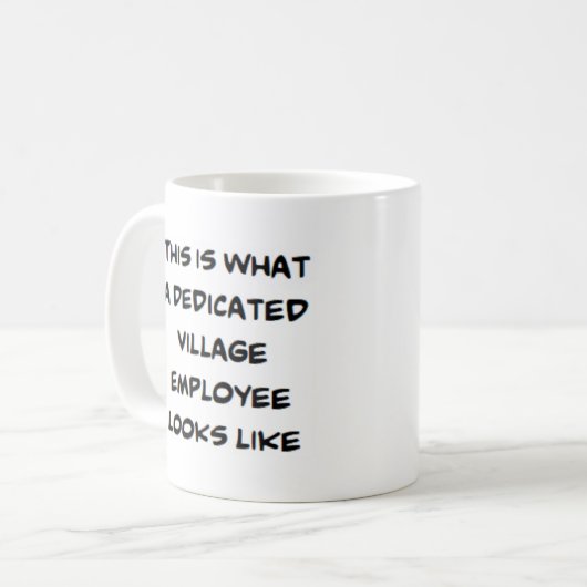Mug employé du village, dévoué (Devant gauche)