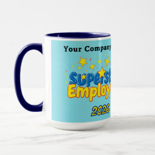 Mug Employé Mérite Superstar de Pouvoir Stratégique