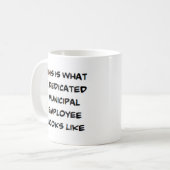 Mug employé municipal, dévoué (Devant gauche)