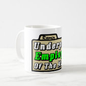 Mug Employé sous-payé du mois ! (Devant gauche)