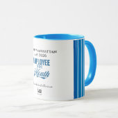 Mug Employee of the Month Custom Business Recognition (Devant droit)