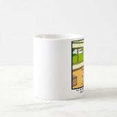 Mug Employés : Bande dessinée de chat (Centre)