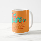 Mug Empowered Woman Typography Personalized (Devant droit)