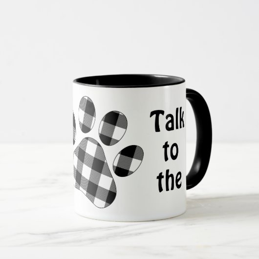 Mug Empreinte Buffalo Plaid (Devant droit)