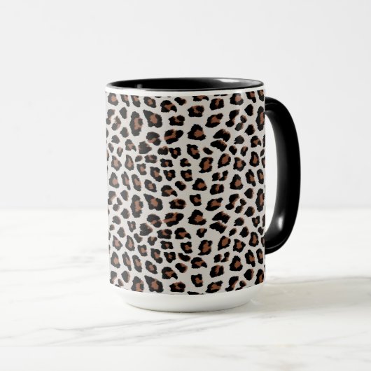 Mug Empreinte de léopard (Devant droit)
