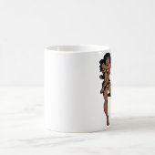 Mug empreinte de léopard africain pin up (Centre)