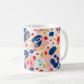 Mug Empreinte de léopard : aquarelle peinte à la main. (Devant droit)