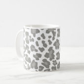 Mug Empreinte de léopard blanc et gris (Devant gauche)