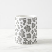 Mug Empreinte de léopard blanc et gris (Centre)