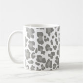 Mug Empreinte de léopard blanc et gris (Gauche)