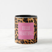 Mug Empreinte de léopard Brown chic (Centre)