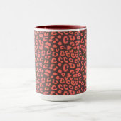 Mug Empreinte de léopard Brown de corail (Centre)