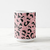 Mug Empreinte de léopard d'aquarelle sans contact (Centre)