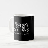 Mug Empreinte de léopard de conseiller professionnel a (Devant gauche)