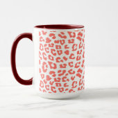 Mug Empreinte de léopard de corail (Gauche)