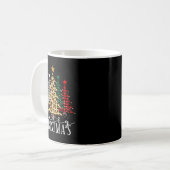 Mug Empreinte de léopard Et Buffalo Joyeux Noël Tr (Devant gauche)