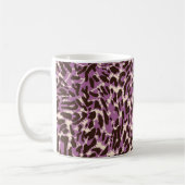 Mug Empreinte de léopard, Motif animal classique. (Gauche)