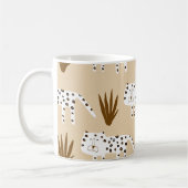 Mug Empreinte de léopard : Motif intemporel. (Gauche)