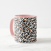 Mug Empreinte de léopard noir blanc Peach         (Devant gauche)