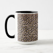 Mug Empreinte de léopard noir rose Ombre Gold (Gauche)